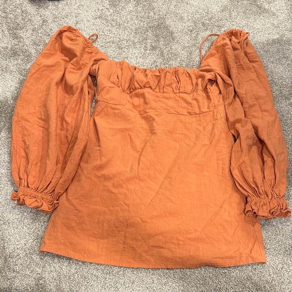 Princess Polly Dresses & Skirts - Princess Polly Orange Off-Shoulder Mini Dress